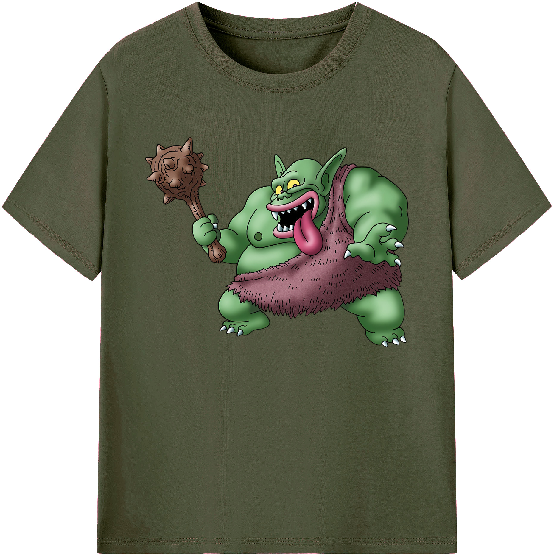 （画像用） ドラゴンクエスト Doragon Kuesuto Dragon Quest 綿100％ メンズ半袖Tシャツ｜肌触りやわらか＆通気性